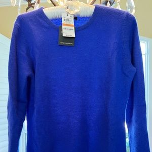 Charter Club Cashmere sweater; Sapphire blue